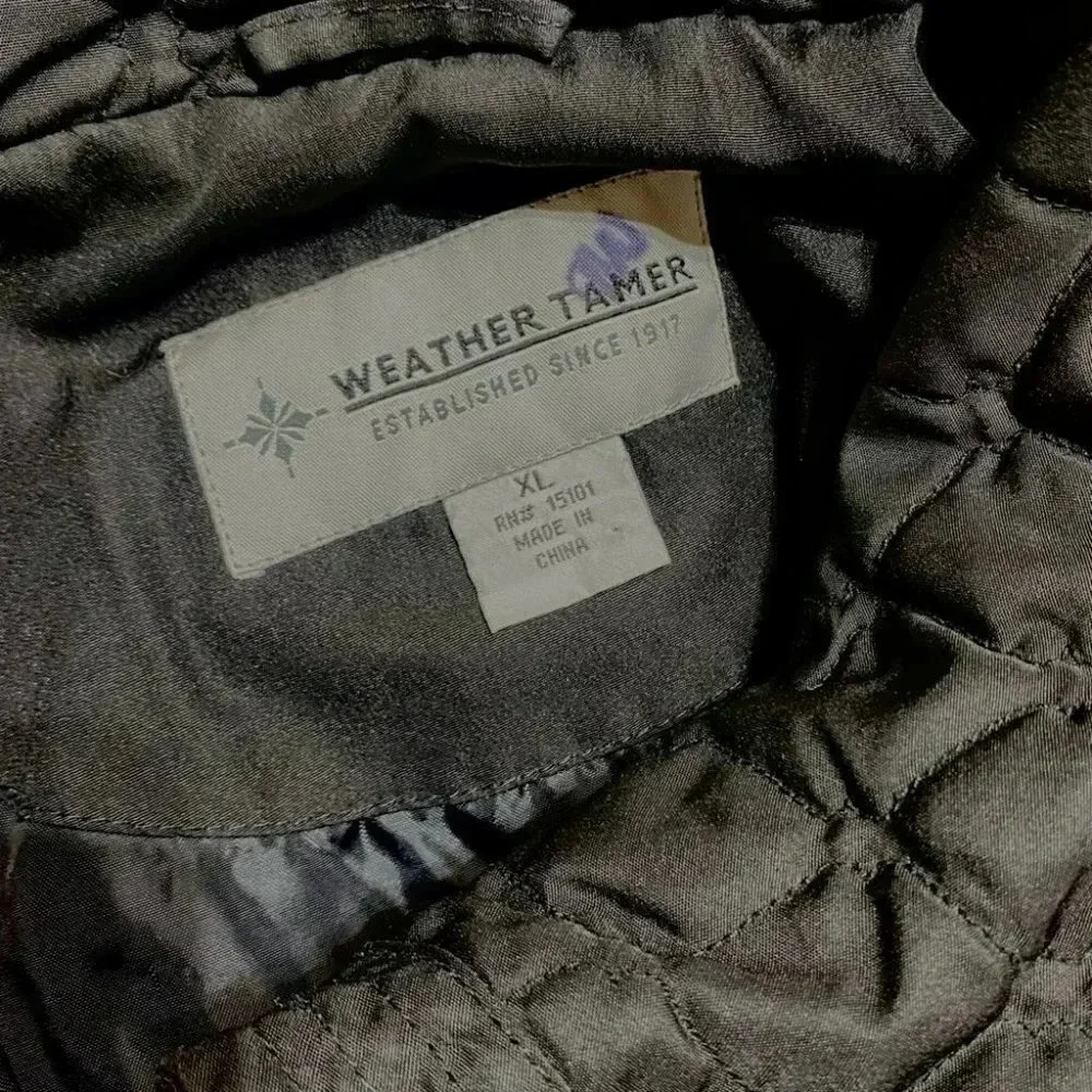 Weather Tamer XL‎ Black quilted winter jacket